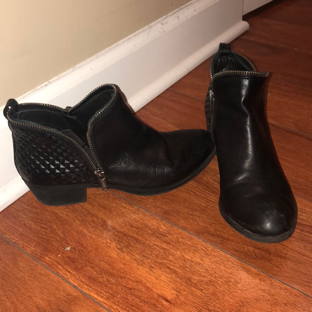 Black ankle boots